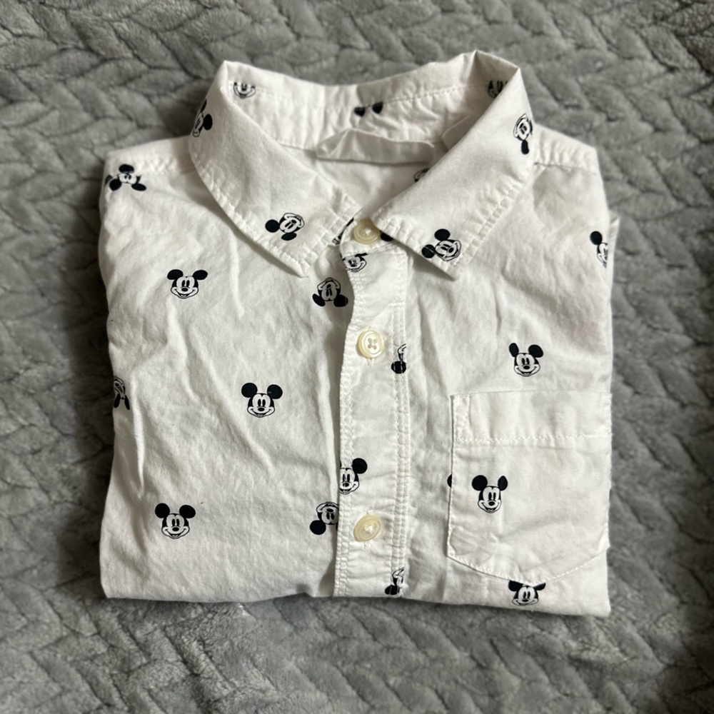 Mickey Button Up Shirt